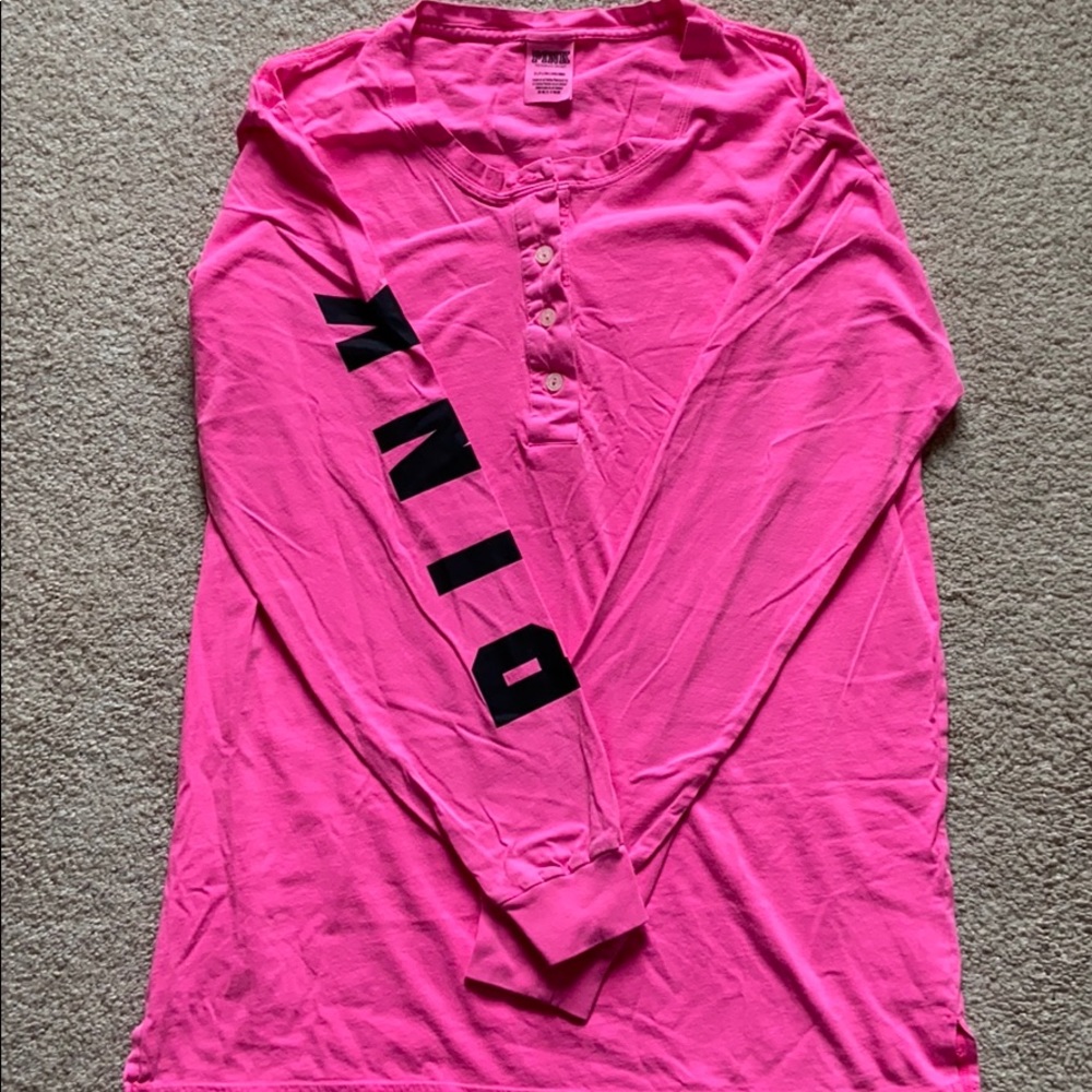PINK long sleeve tee